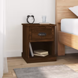 VidaXL 816142 Table de nuit et table de chevet Chêne