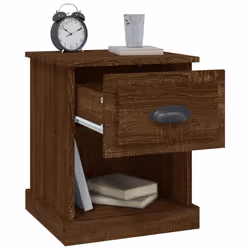 VidaXL 816143 Table de nuit et table de chevet Chêne - Vue supplémentaire 5