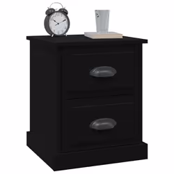VidaXL 816146 Table de nuit et table de chevet Noir - Vue supplémentaire 4