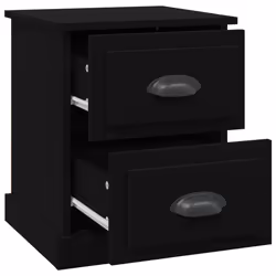 VidaXL 816146 Table de nuit et table de chevet Noir - Vue supplémentaire 6