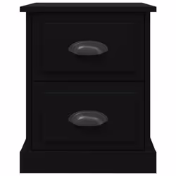 VidaXL 816146 Table de nuit et table de chevet Noir - Vue supplémentaire 7