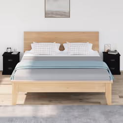 VidaXL 816147 Table de nuit et table de chevet Noir