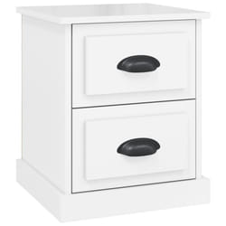 VidaXL 816148 Table de nuit et table de chevet Blanc