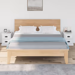 VidaXL 816149 Table de nuit et table de chevet Blanc