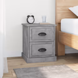 VidaXL 816152 Table de nuit et table de chevet Couleur du béton