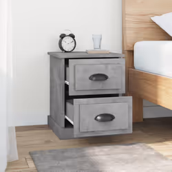 VidaXL 816152 Table de nuit et table de chevet Couleur du béton
