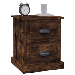 VidaXL 816154 Table de nuit et table de chevet Chêne - Vue supplémentaire 4