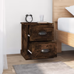 VidaXL 816155 Table de nuit et table de chevet Chêne - Vue supplémentaire 4