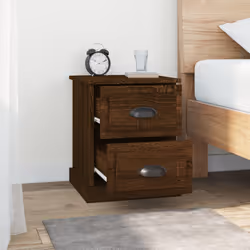 VidaXL 816158 Table de nuit et table de chevet Chêne