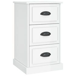 VidaXL 816162 Table de nuit et table de chevet Blanc