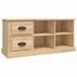 vidaXL Meuble TV chêne sonoma 102x35,5x47,5 cm bois d'ingénierie