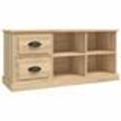 vidaXL Meuble TV chêne sonoma 102x35,5x47,5 cm bois d'ingénierie