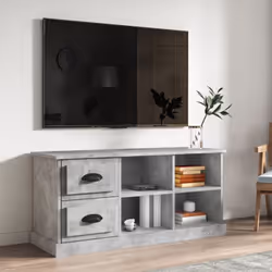 Ce meuble TV tendance, doté d'un design épuré et élégant, est conçu pour être un supplément décoratif et pratique à la décora ...