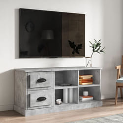 Vidaxl - Meuble tv gris béton 102x35,5x47,5 cm bois d'ingénierie