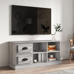 Vidaxl - Meuble tv sonoma gris 102x35,5x47,5 cm bois d'ingénierie