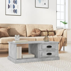 VIDAXL Table Basse Gris Béton