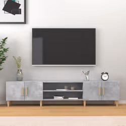 Ce meuble TV tendance, doté d'un design épuré et élégant, est conçu pour être un supplément décoratif et pratique à la décora ...