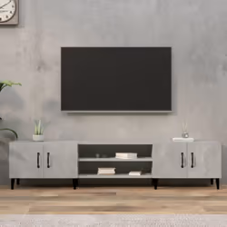 Ce meuble TV tendance, doté d'un design épuré et élégant, est conçu pour être un supplément décoratif et pratique à la décora ...