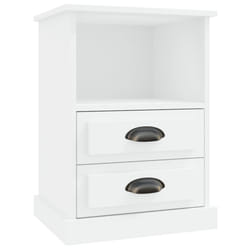 VidaXL 816328 Table de nuit et table de chevet Blanc