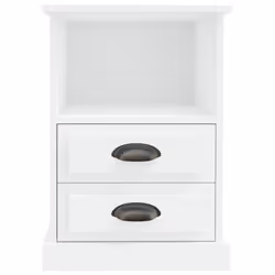 VidaXL 816328 Table de nuit et table de chevet Blanc - Vue supplémentaire 6
