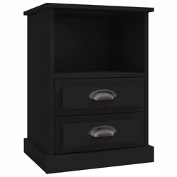 VidaXL 816331 Table de nuit et table de chevet Noir - Vue supplémentaire 6
