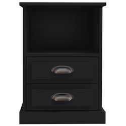 VidaXL 816331 Table de nuit et table de chevet Noir - Vue supplémentaire 7