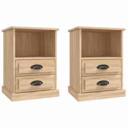 VidaXL 816335, Chêne, Bois, 430 mm, 360 mm, 600 mm, 2 pièce(s)