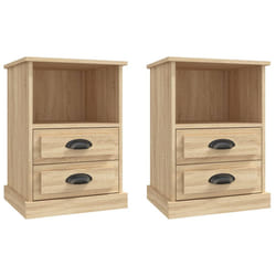 VidaXL 816335 Table de nuit et table de chevet Chêne