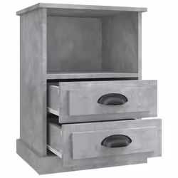 VidaXL 816336 Table de nuit et table de chevet Couleur du béton - Vue supplémentaire 7