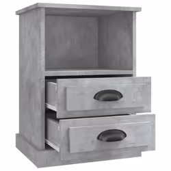 VidaXL 816337 Table de nuit et table de chevet Couleur du béton - Vue supplémentaire 7