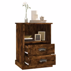 VidaXL 816338 Table de nuit et table de chevet Chêne - Vue supplémentaire 5