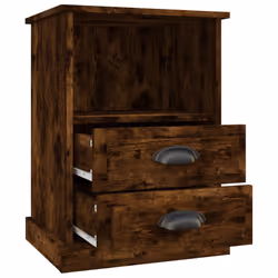 VidaXL 816338 Table de nuit et table de chevet Chêne - Vue supplémentaire 7