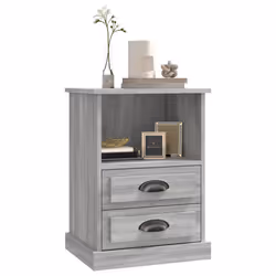 VidaXL 816340 Table de nuit et table de chevet Chêne - Vue supplémentaire 4