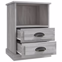 VidaXL 816340 Table de nuit et table de chevet Chêne - Vue supplémentaire 7