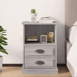 VidaXL 816341 Table de nuit et table de chevet Chêne