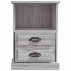 VidaXL 816341 Table de nuit et table de chevet Chêne - Vue supplémentaire 6