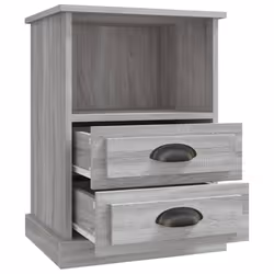 VidaXL 816341 Table de nuit et table de chevet Chêne - Vue supplémentaire 7