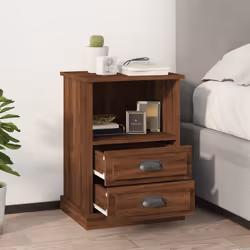 VidaXL 816343 Table de nuit et table de chevet Chêne