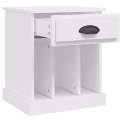 VidaXL 816344 Table de nuit et table de chevet Blanc - Vue supplémentaire 6