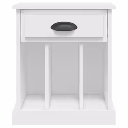 VidaXL 816344 Table de nuit et table de chevet Blanc - Vue supplémentaire 7