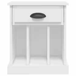 VidaXL 816345 Table de nuit et table de chevet Blanc - Vue supplémentaire 7