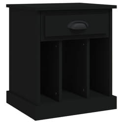 VidaXL 816346 Table de nuit et table de chevet Noir