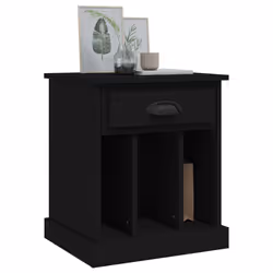 VidaXL 816346 Table de nuit et table de chevet Noir - Vue supplémentaire 4