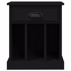 VidaXL 816346 Table de nuit et table de chevet Noir - Vue supplémentaire 7