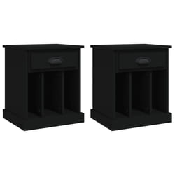 VidaXL 816347 Table de nuit et table de chevet Noir