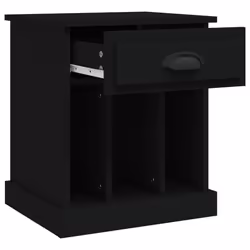 VidaXL 816347 Table de nuit et table de chevet Noir - Vue supplémentaire 7