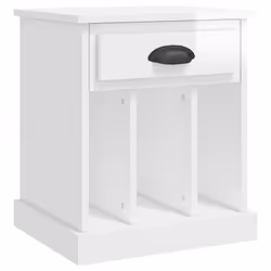 VidaXL 816349, Blanc, Bois, 430 mm, 360 mm, 500 mm, 2 pièce(s)