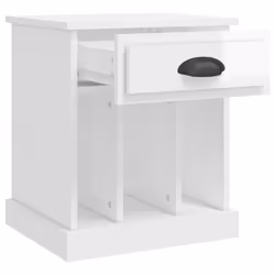 VidaXL 816349 Table de nuit et table de chevet Blanc - Vue supplémentaire 6