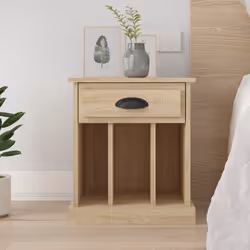 VidaXL 816350 Table de nuit et table de chevet Chêne