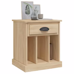 VidaXL 816351 Table de nuit et table de chevet Chêne - Vue supplémentaire 4